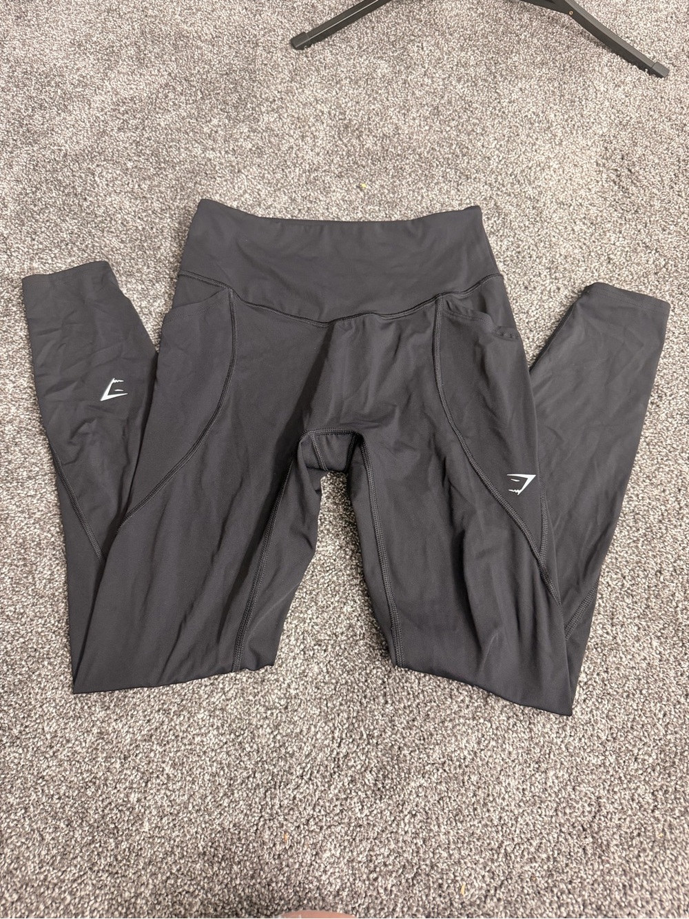 Gymshark Black High-Rise Pocket Leggings - Picture 2 of 4